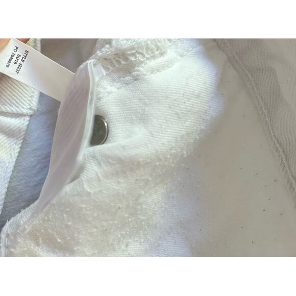 Madewell The Perfect Jean Short in Tile White High Rise Western Size 25 | 2 - Picture 8 of 10